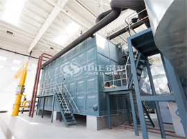 58MW SZS 系列燃?xì)庹羝仩t現(xiàn)場